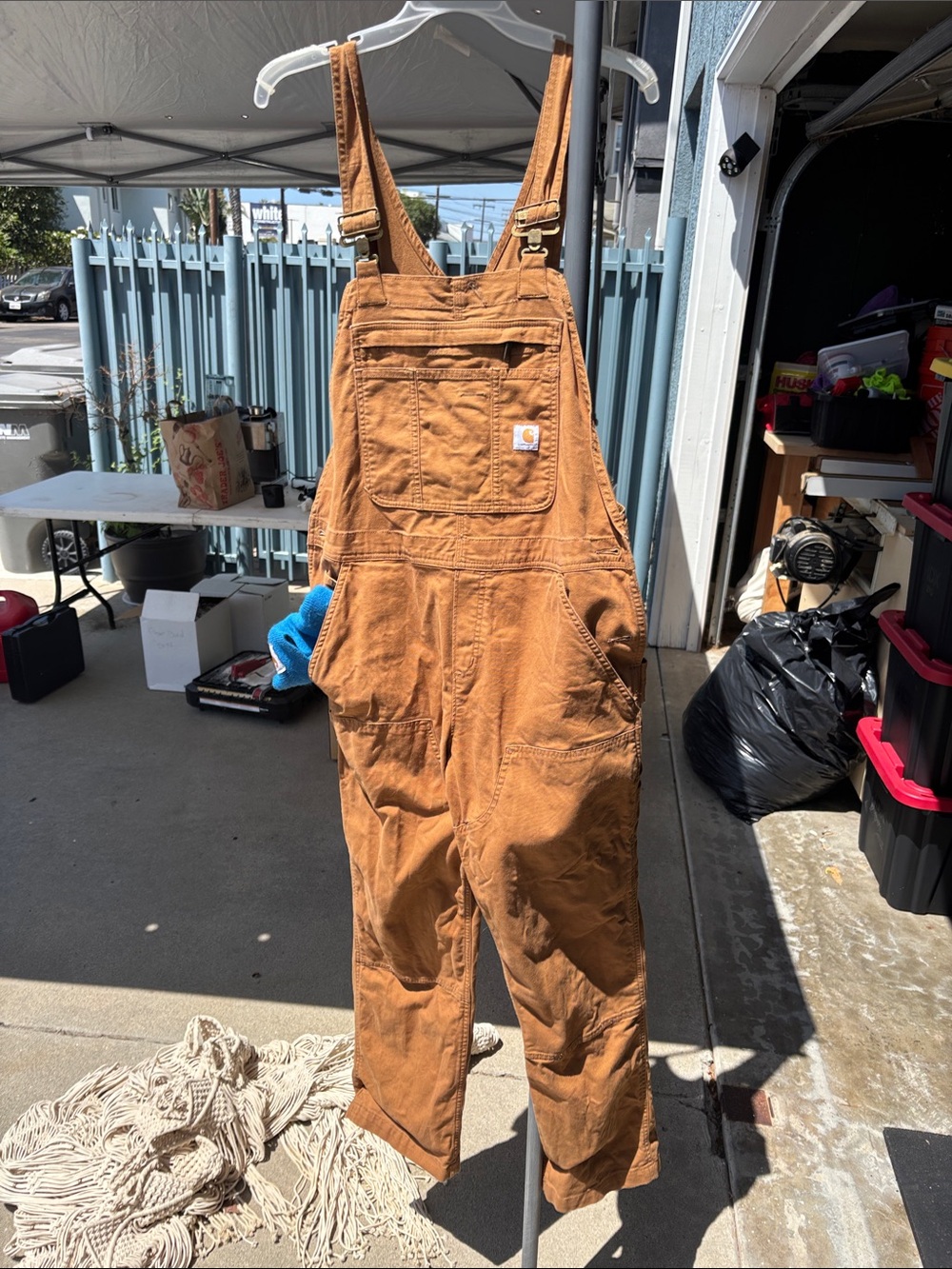 Carhartt overalls women’s M 8/10